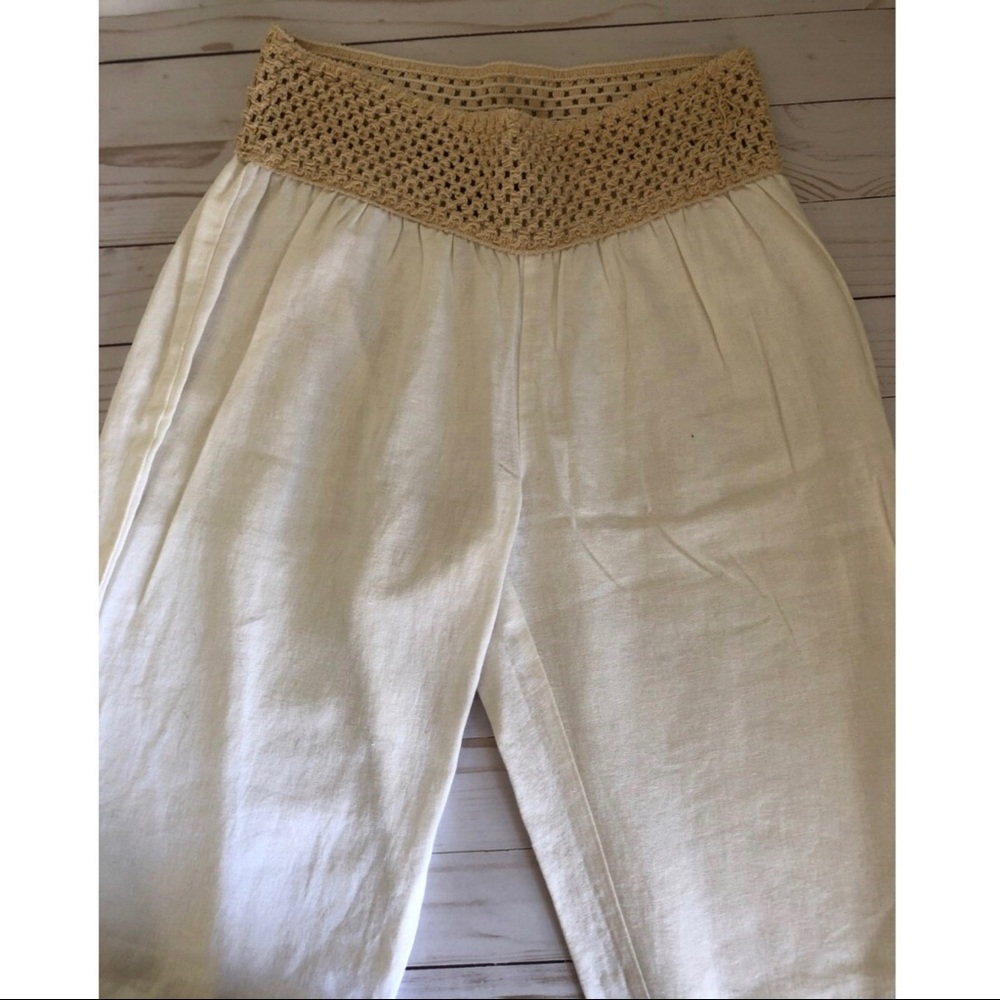White Linen pants